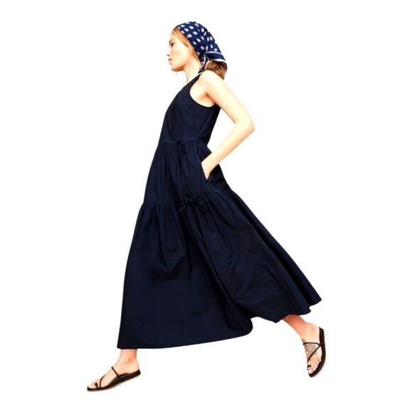 Banana Republic Dresses & Skirts - Banana Republic Navy Blue Tiered Maxi Dress Size L